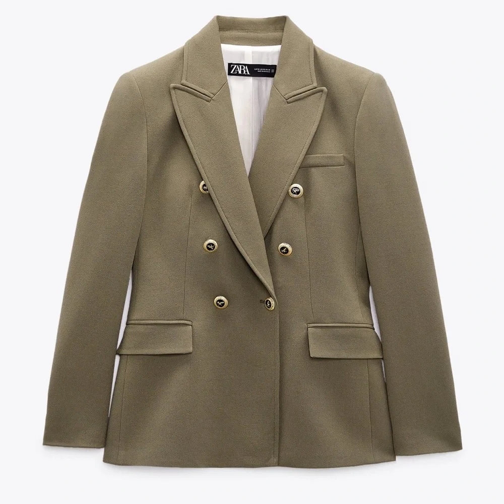 Zara tailored double breasted blazer